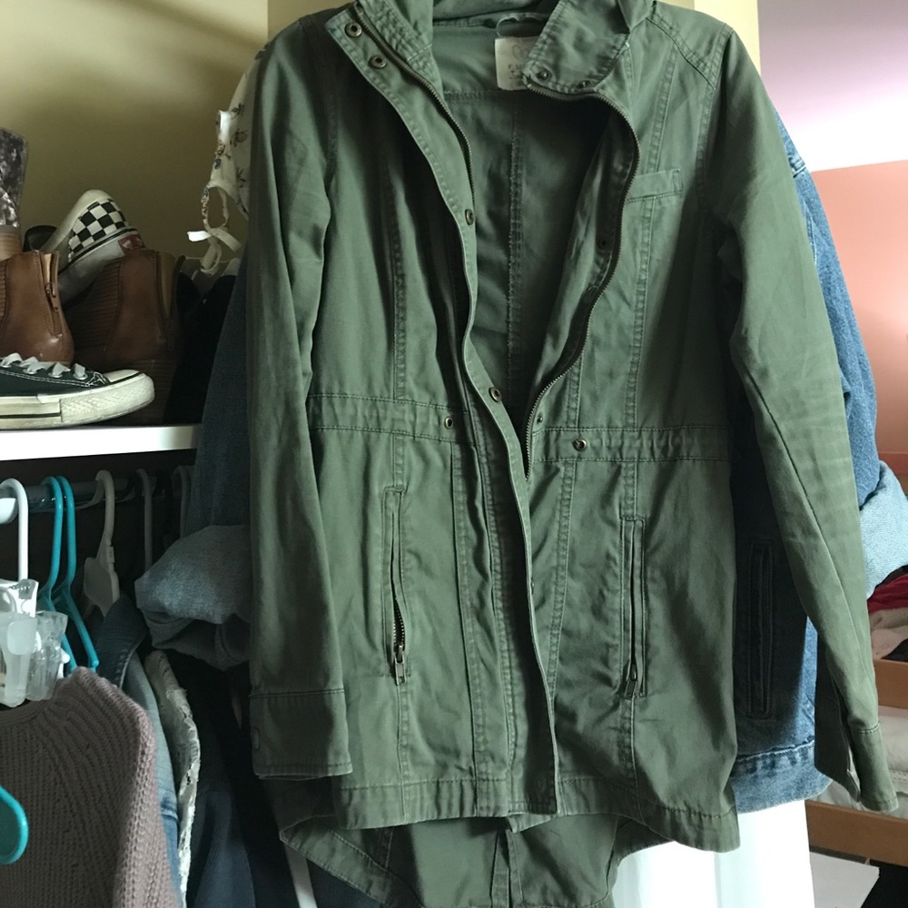 olive utility jacket